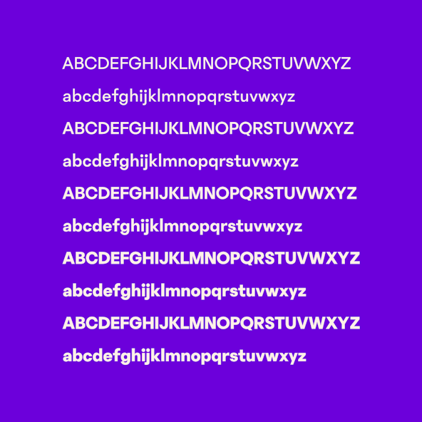 A sample of the Phantom Sans typeface