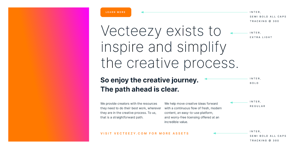 Vecteezy type