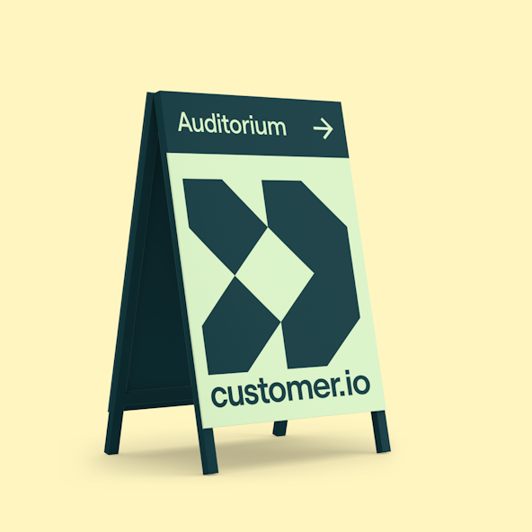 Customerio Logo Sign